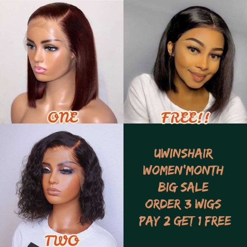 Angelbella Hair Weave Short Bob Lace Front Wig Virgin Hair Extension China Wig Wholesale Brazilian Human Hair Wigs
