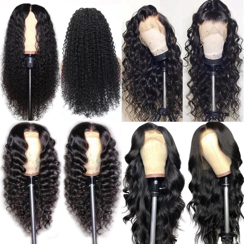 Wholesale Lace Front Wig Virgin Brazilian Human Hair Lace Wig