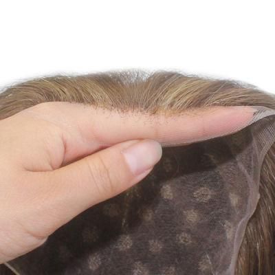 China Factory Full Lace Hair Replacement Systems