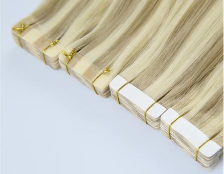 100% Human Remy Hair Tape in Hair Extensions