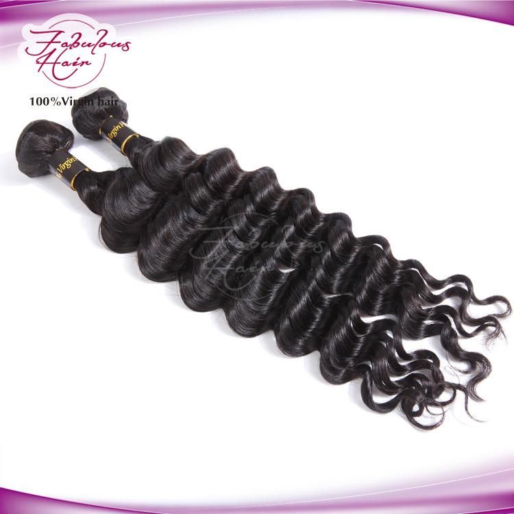 8A Big Curly Peruvian Virgin Human Hair Weft