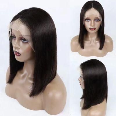 Water Wave Lace Front Wig Human Hair 4X4 Closure Wig for Black Women