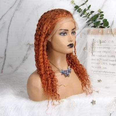 Deep Wave 150 Density Short and Long Lace Front Human Hair Wigs Pre Plucked Brazilian Water Curly Hair Frontal Wigs