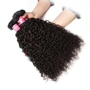 Brazilian Virgin Hair Kinky Curl Human Hair Weave Bundles Natural Color