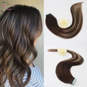 Two Tone Color 3/24# Mixed Honey Blonde Colorful Tape in Human Hair Extensions