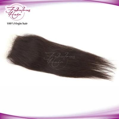 4 by 4 Straight Virgin Lace Closure for Black Women