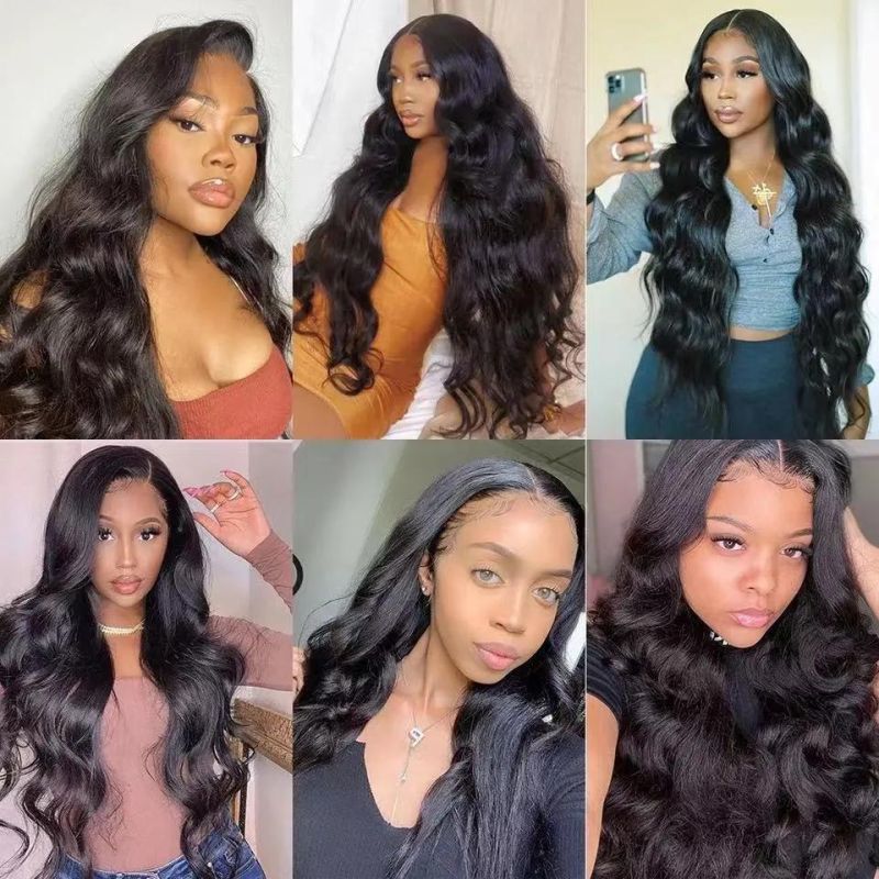 Freeshipping Natural Black Synthetic Wigs Long Wave Wig Cosplay Daily Wigs for Women Heat Resistant Fake Hair Dropshipping Wholesale