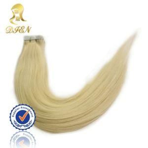 100% Human Hair Extensions Skin Weft PU Tape in Indian Hair Blonde Color 7A Grade 100g 8PC