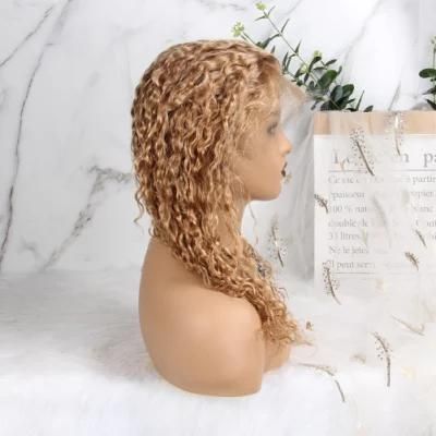 Brazilian Water Wave Headband Wig Human Hair Glueless Full Machine Made Wigs Remy Human Hair Scarf Wig for Black Women