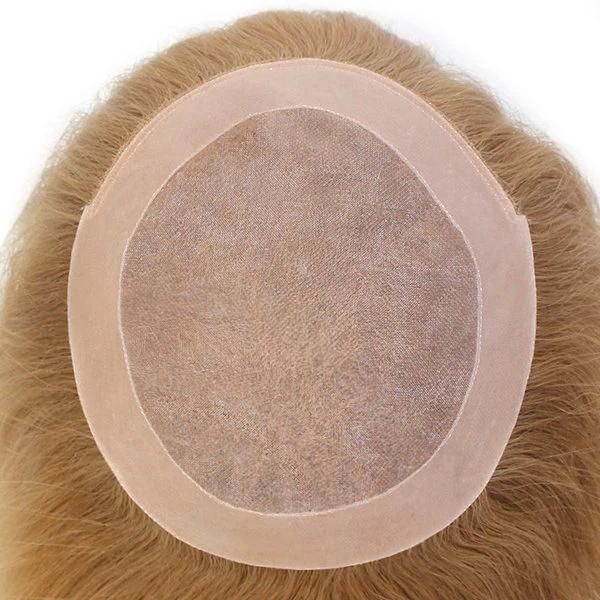 Mono Base Natural Female Toupee for Women