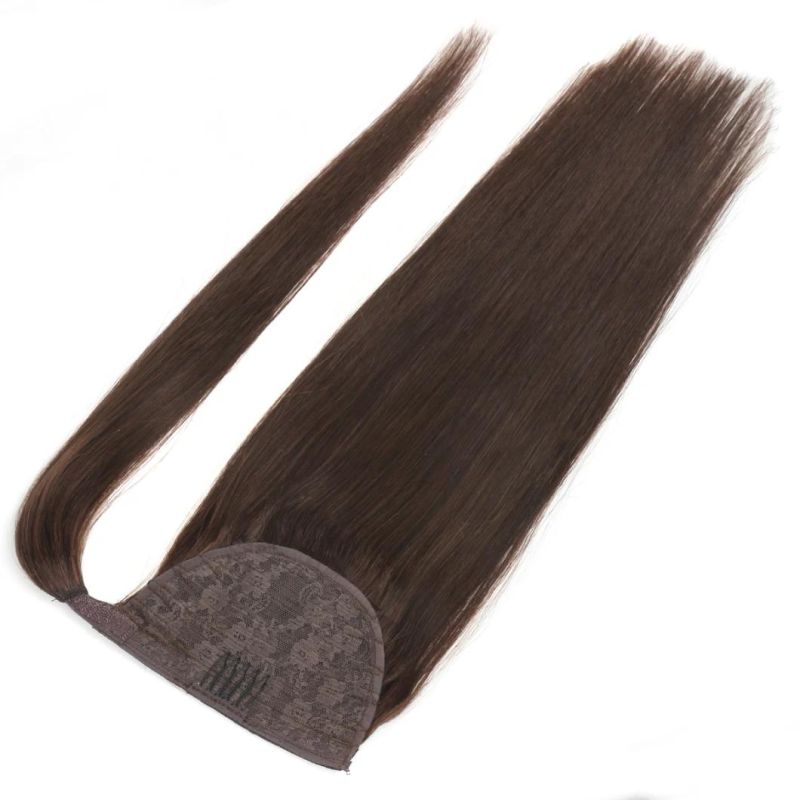 Brazilian Natural Straight 100% Human Hair Ponytail