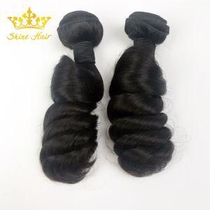 100% Brazilian Remy Human Hair Extension of Natur Black 1b# Color