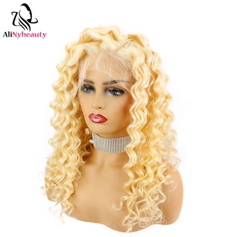 Deep Wave Blonde Color 613# Virgin Human Hair Bundles