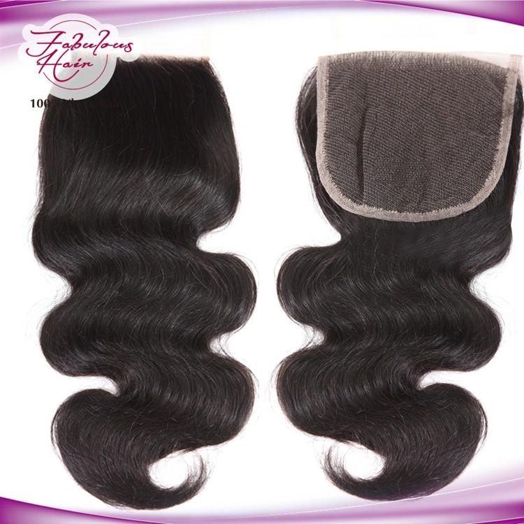 Unprocessed Virgin Human Hair 4*4 Body Wave Lace Closure