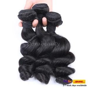 Promotion Brazilian Virgin Human Loose Wave Hair Weaves