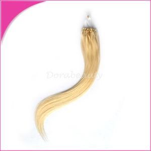 No Tangle No Shedding Raw Unprocessed Virgin Hair Micro Ring Hair Extension Blonde