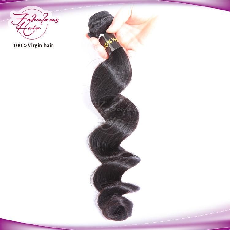 Wholesale Distributor Peruvian Remy Hair Weft Loose Wave Human Hair