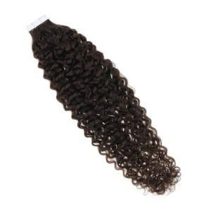 Tape in Hair Extensions Deep Wavy Hair Weft Natural Wave