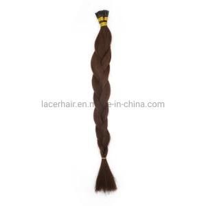 Italian Keratin I Tip Human Hair Best Quality Remy Brazilian Natural Double Drawn Extension