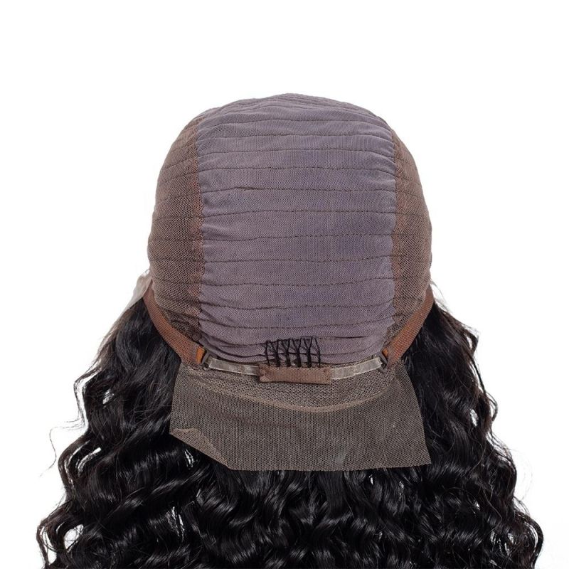 Alinybeauty 100% Virgin Human Hair Jerry Curly Lace Front Wig