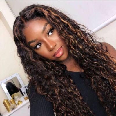 Highlight Water Wave 13X4 Lace Front Wigs