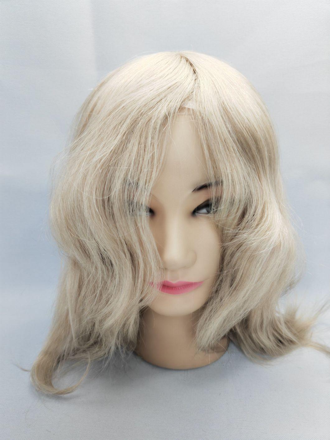 2022 Most Popular Fine Welded Mono Human Hairpiece Made of Human Remy Hair