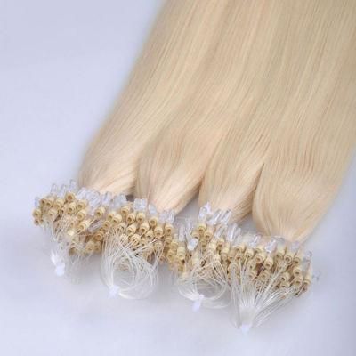 Custom Top Quality 100% Remy Pre Bonded Keratin Micro Link Human Hair Extensions.