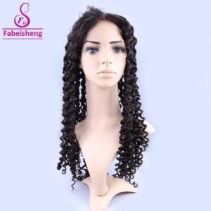 Virgin Human Hair Wig Deep Wave Full Lace Wig