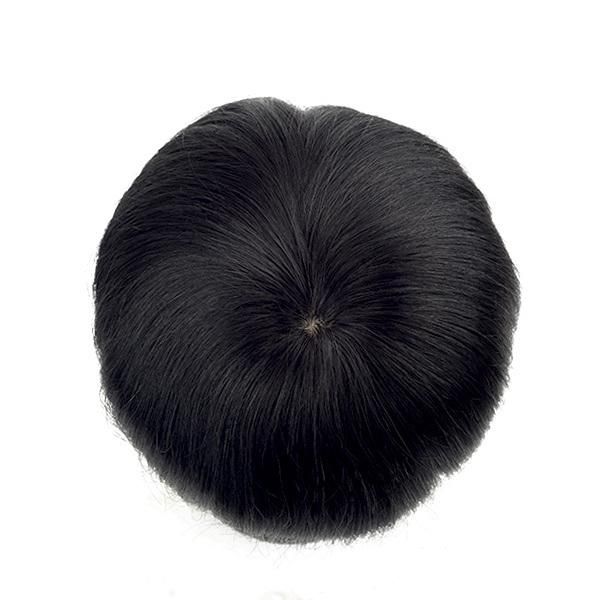 Silk Top Clear PU and French Lace Front Brazilian Hair