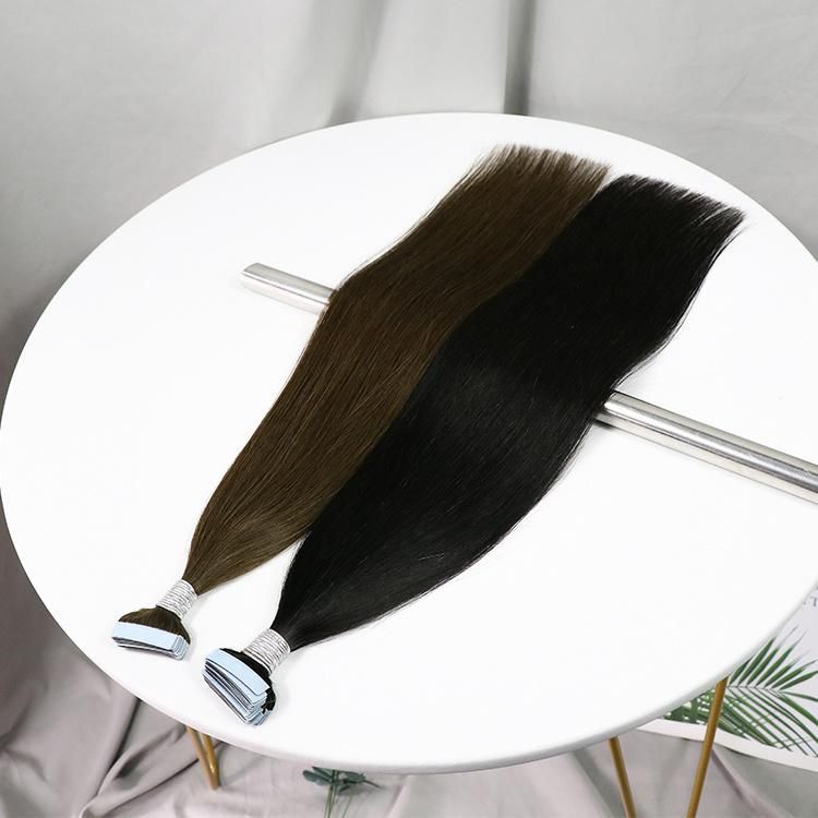 12A Virgin Unprocessed Hair Straight Tape in Hair Extensions