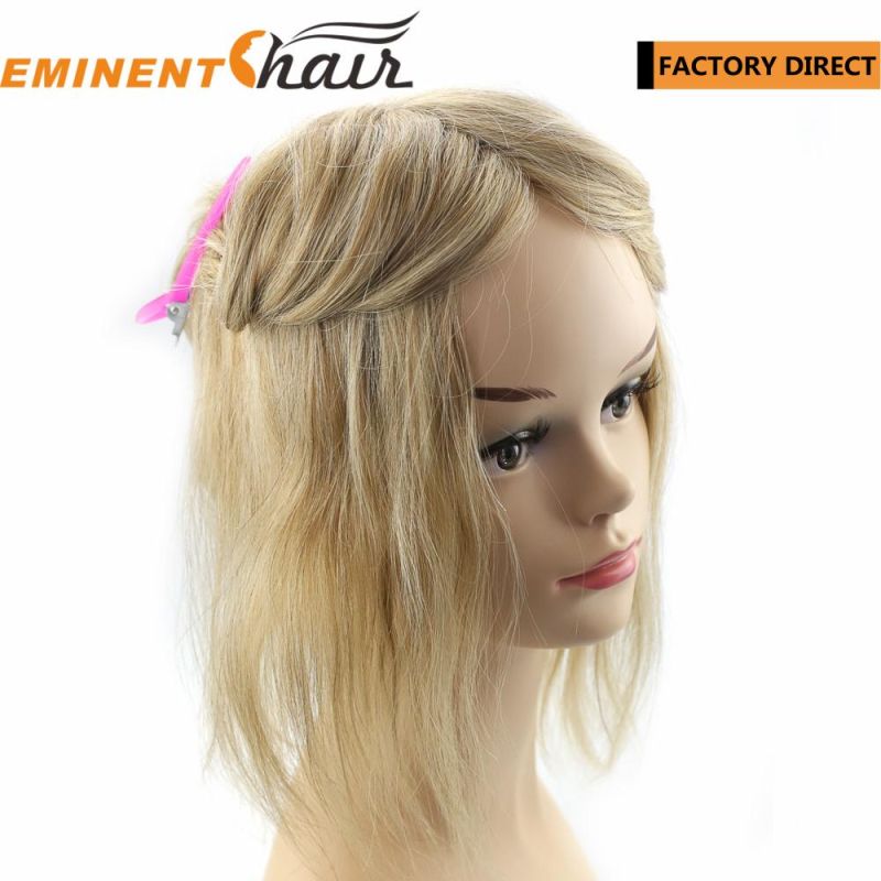 Lace Base Blond European Hair Women Toupee Hair Replacement
