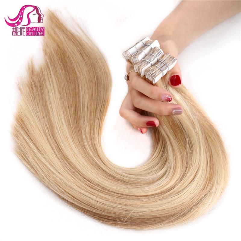 Wholesale Top Quality Virgin Remy Hair Super Thin Tape Hair Extension
