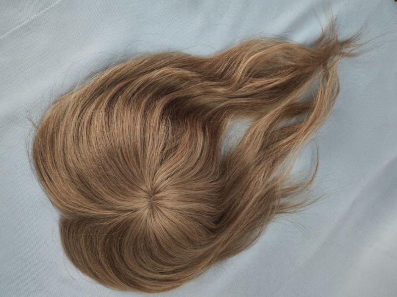 2022 Most Popular Ventilated Fine Welded Mono Human Hair Toupee Made of Human Remy Hair