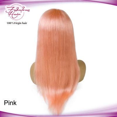 13X4 Light Pink Natural Wig Lace Long Cheap for Sale