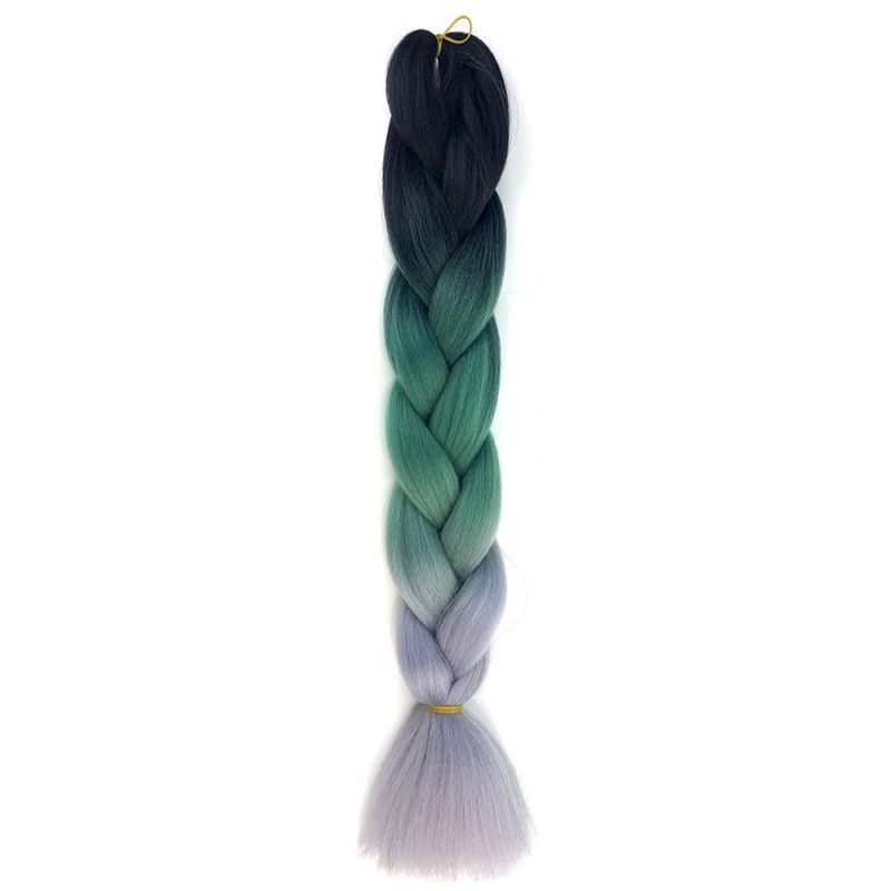 Kbeth Hot Selling Women Hair Synthetic Hair Bundles 2021 Fashion Beautiful Braiding Hair Extension for Ladies Experssion Wigs