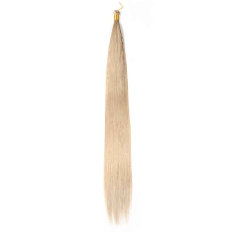 22" Synthetic Silky Straight Bulk Hair Extension Crochet Braid Hair Bundles