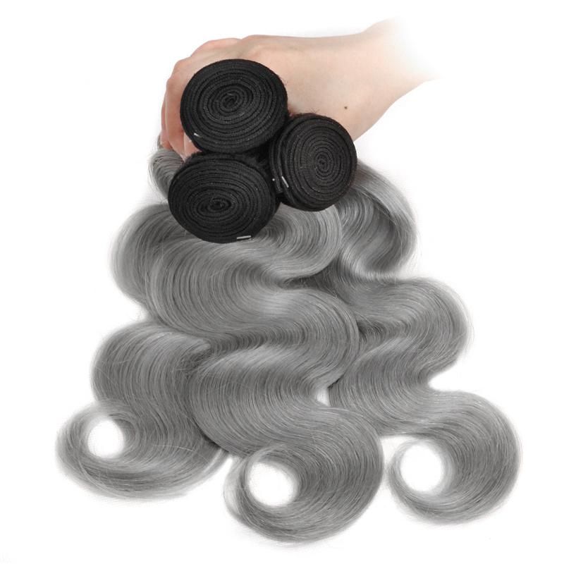 Top Quality 10A Grade Raw 12 Inches Virgin Brazilian Ombre Body Wave Hair Bundles