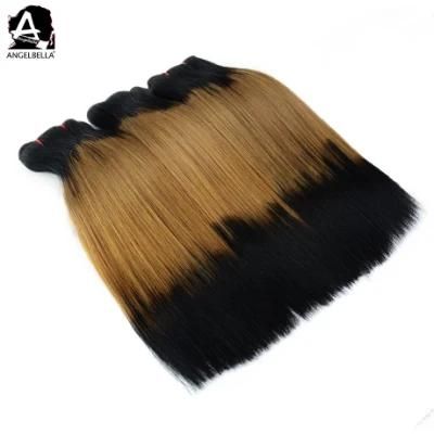 Angelbella Mink Brazilian Hot Sales Human Hair Three Tones Remy Hair Weaving Bundles