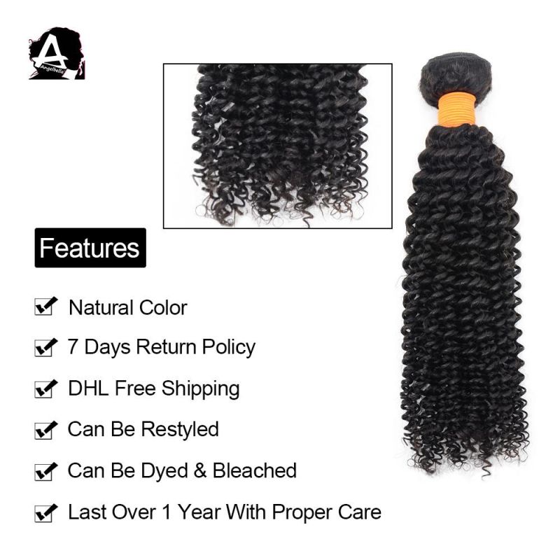 Angelbella Best Quality Cheap Price Human Hair New Arrived Kinky Curl Hair Weave Bundles