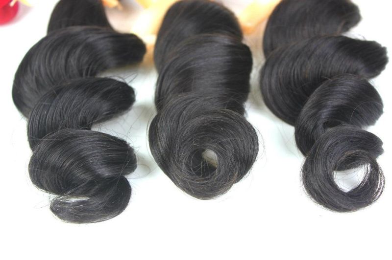 Curly Loose Wave 100% Brazilian Remy Human Hair Weft 7A 8A 9A 10A Hair Extension