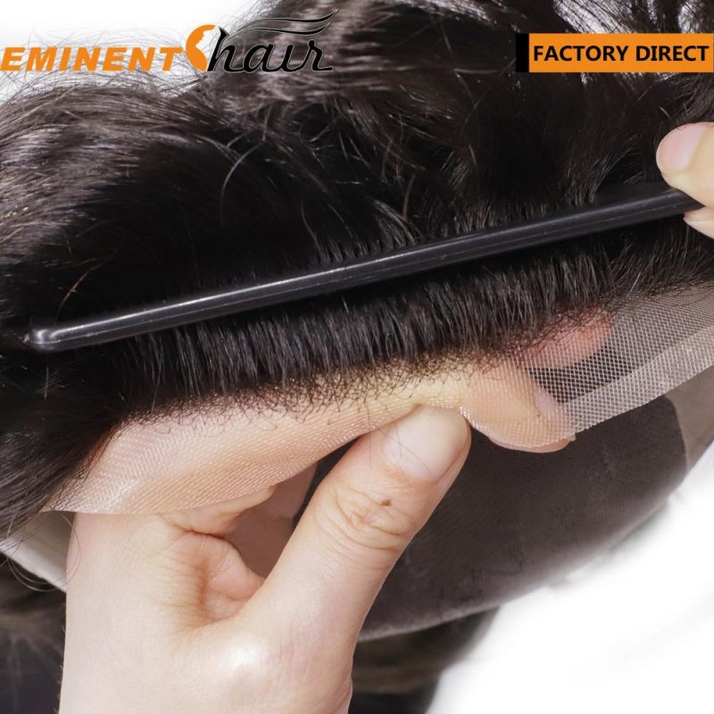 Custom Natural Hairline Mono Base Men′s Hair Replacement
