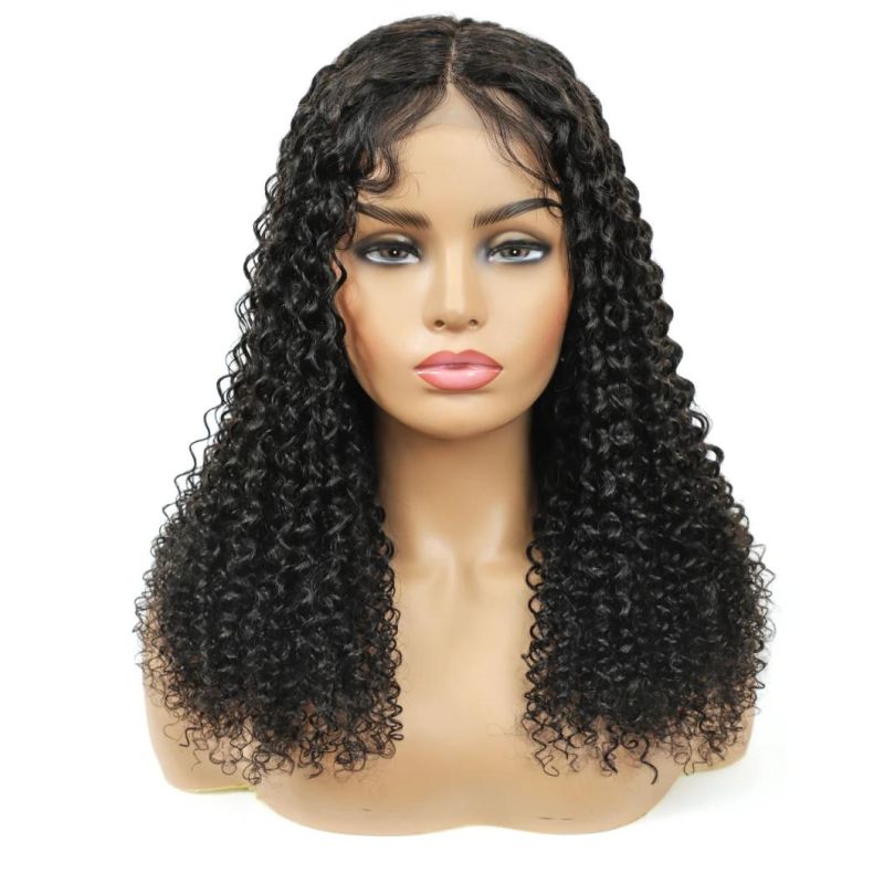 Kbeth Women′s Wig 100% Virgin Brazilian 20′′ 22′′ 24′′ Kinky Curly a Super Chic Glamorous Premium Realistic Appearance Brown Ombre Human Hair Wigs for Lady