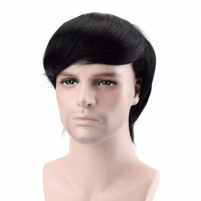 Full Skin Base Super Thin High Quality Men&prime;s Wigs