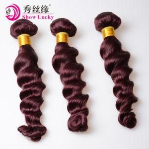 China Factory Unprocessed Natural Red Brazil Loose Wave Virgin Human Brazilian Hair