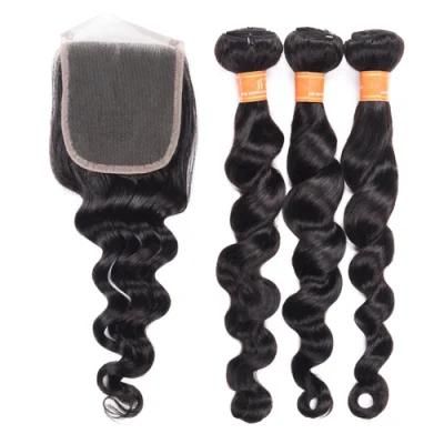 Kbeth Hight Quality Deep Loose Bundle Unprocessed 100% Human Hair Bundles Brazilian Virgin Hair Weave China Vendors