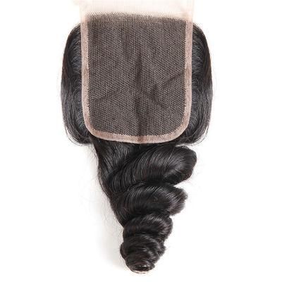 Kbeth Loose Wave 4*4 Transparent Lace 10 Inch Closure Cheap Price Femme Toupees From China Xuchang Factory Wholesale