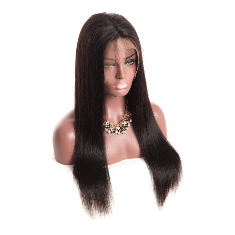 Shine Silk Hair Products Glueless Lace Front Human Hair Wigs for Black Women Pre Plucked Brazilian Straight Lace Wigs with Baby Hair Remy