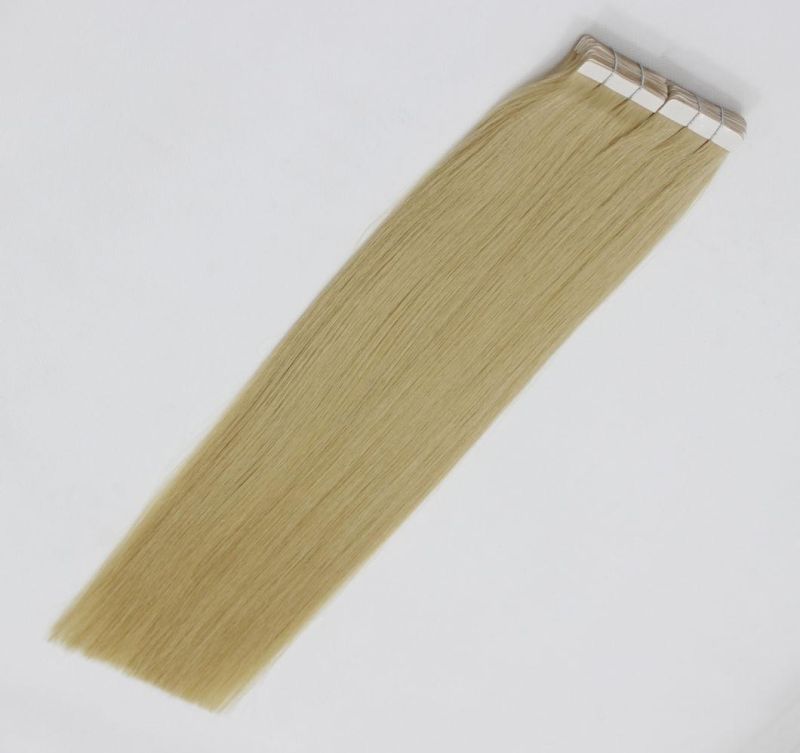 Tape in Extensions Brazilian Straight 100% Human Hair Bundles 24 Color Remy Human Hair Extensions