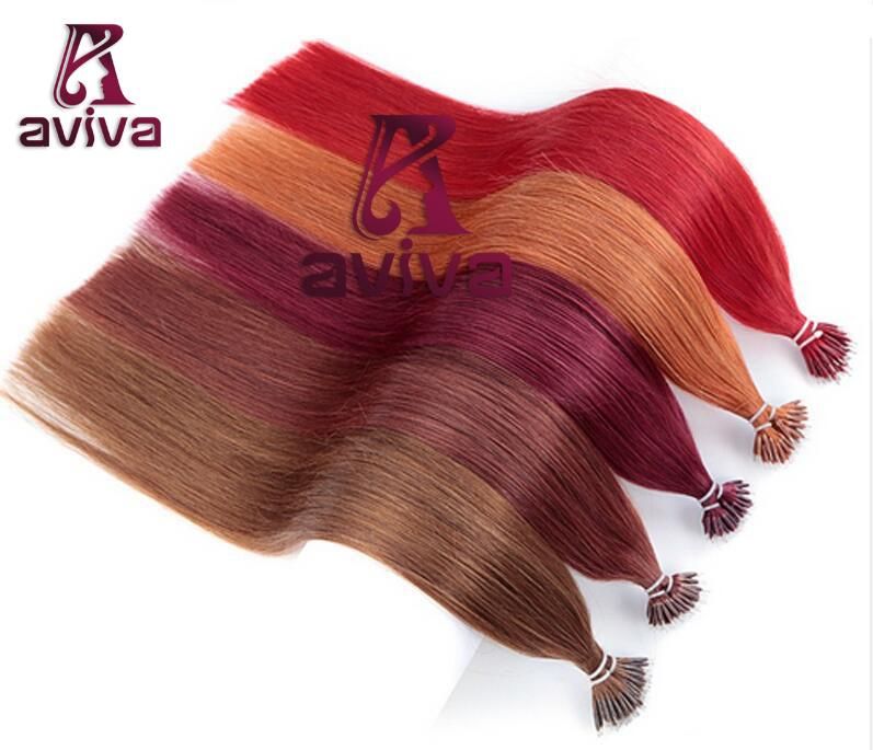 Stick Hair Extension Pre-Bonded Hair Extensions Remy Human Hair Extensions 1g/Strand Silky Straight