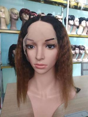 12 Inch Mink Virgin Brazilian Silky Kinky Straight Hair Colored Wigs Human Hair Lace Front Bob Wig